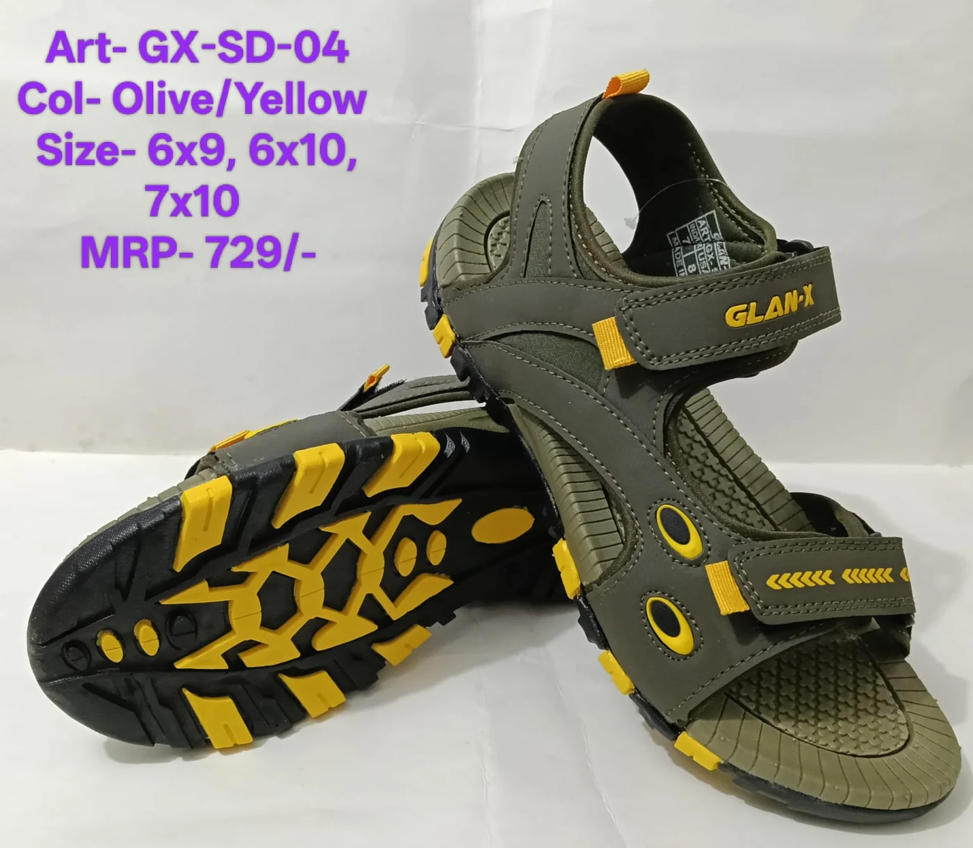 GX-SD-04 Olive / Yellow product view 1
