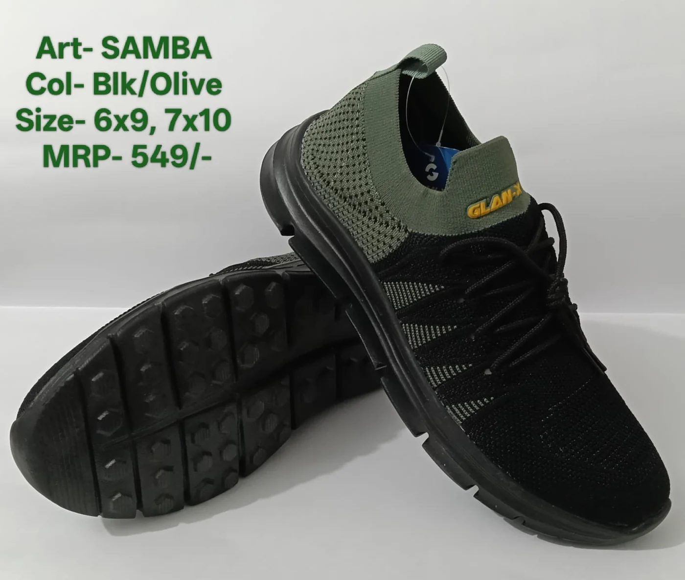 Samba Black / Olive product view 1